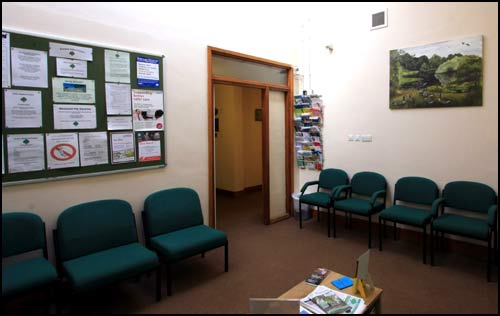 Arden Medical Centre waiting room 2